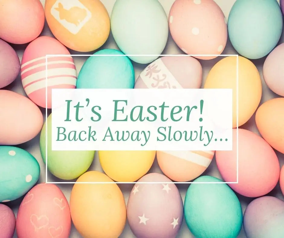 Lift Up Clothing: It’s Easter!  Back Away Slowly… Banner