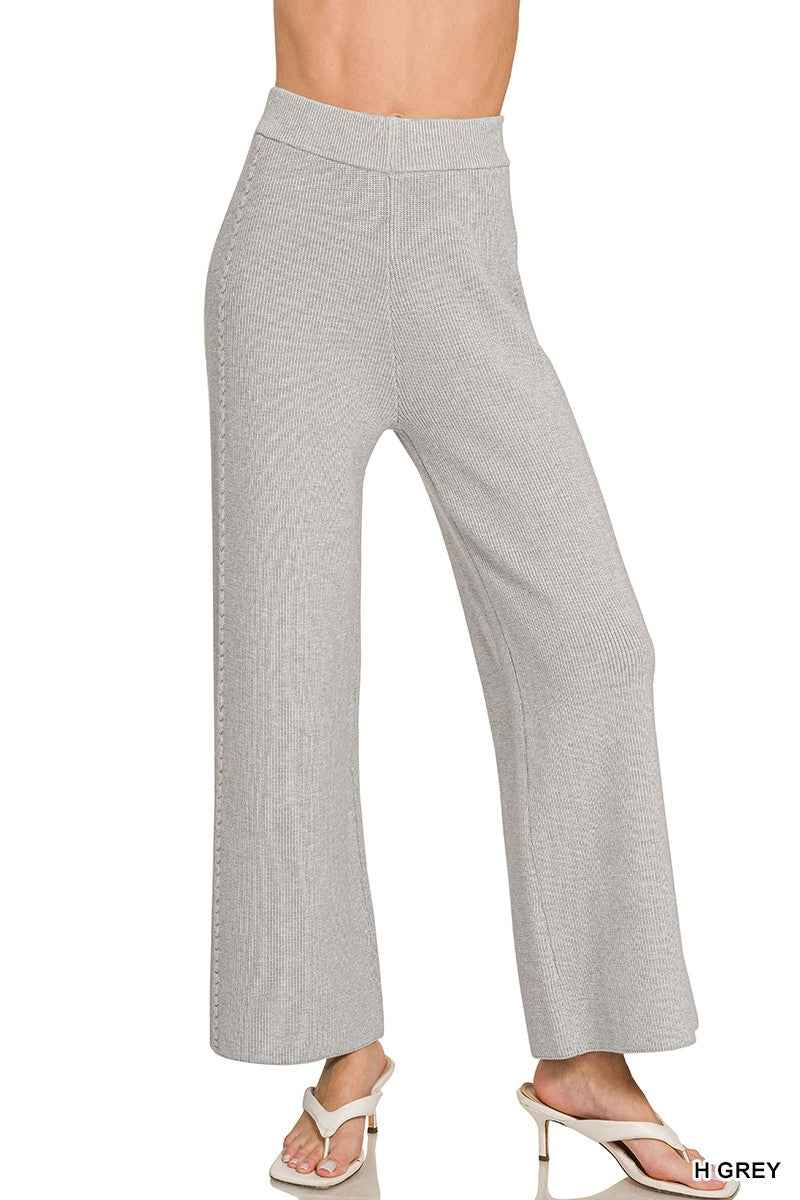 Zenana Viscose Sweater Pants
