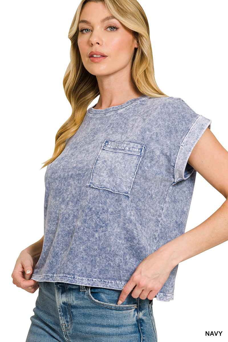 Halo Snow Washed Cotton Top for Ultimate Comfort and Style