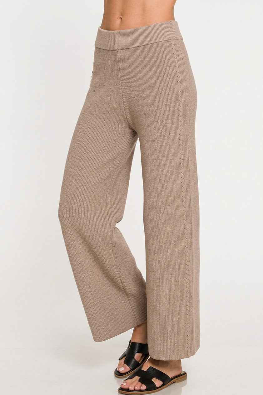 Zenana Viscose Sweater Pants