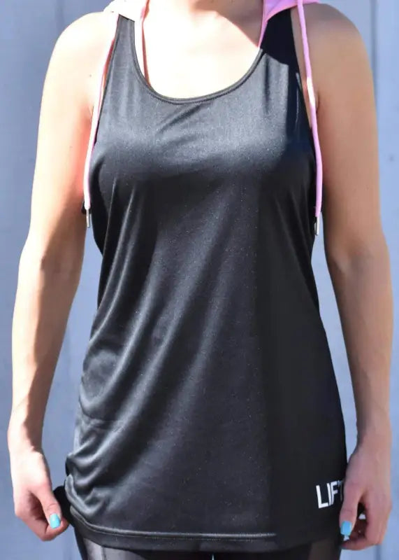 Gray sleeveless athletic tank top with ’UF’ logo at the bottom.