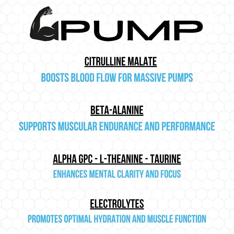 Supplement ingredient list.